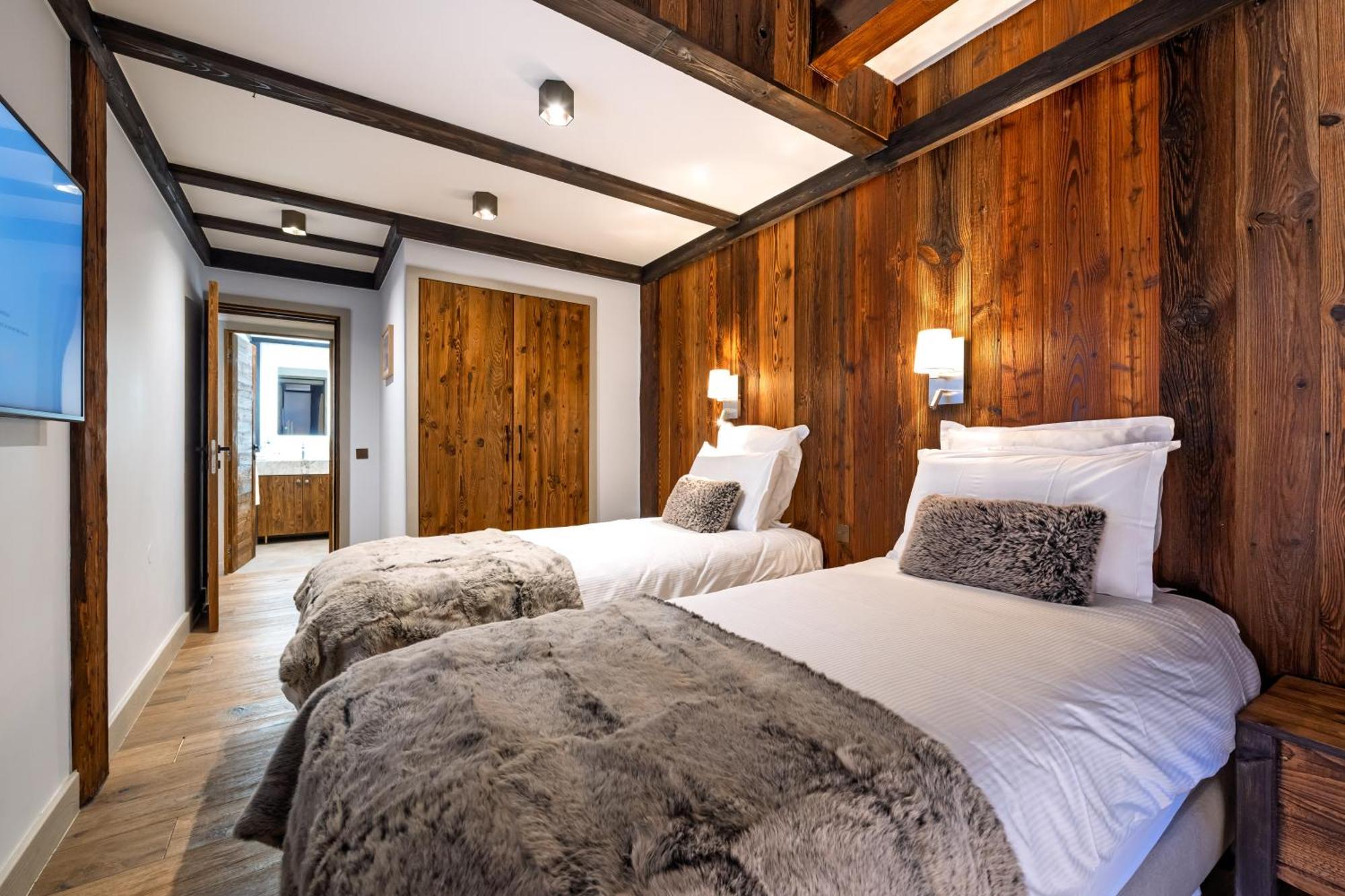Luxury Suite 70M2 Balcon Courchevel1850 Parking Exterior photo