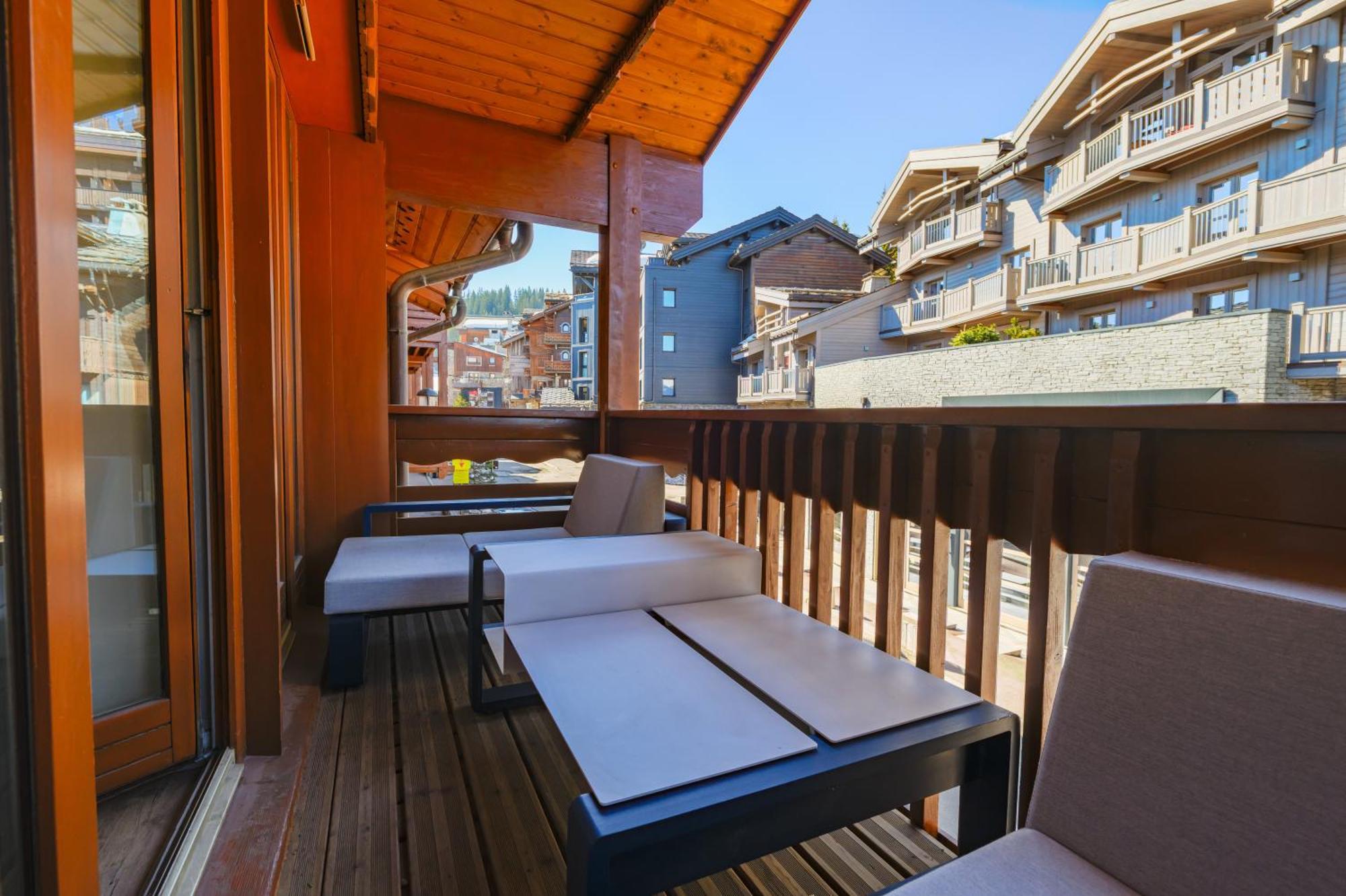 Luxury Suite 70M2 Balcon Courchevel1850 Parking Exterior photo